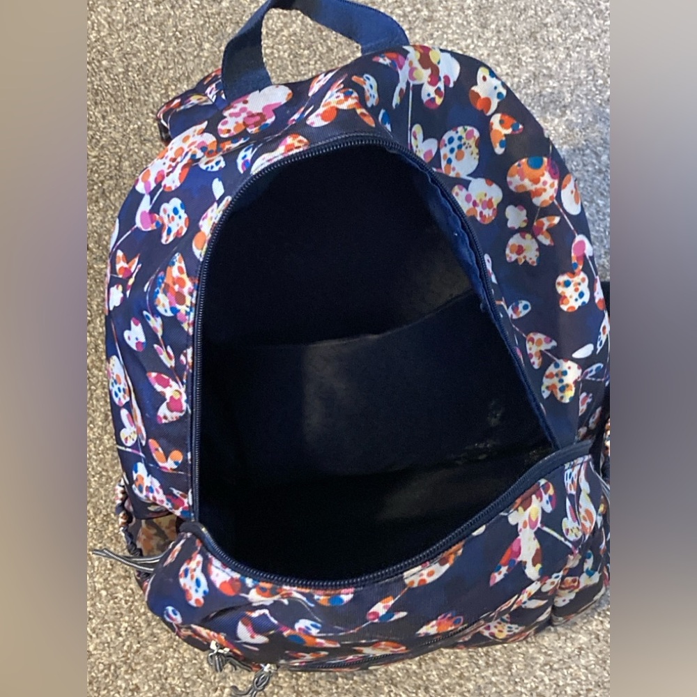 Vera Bradley Butterfly Print Backpack – Navy Multi Color - Picture 6 of 7